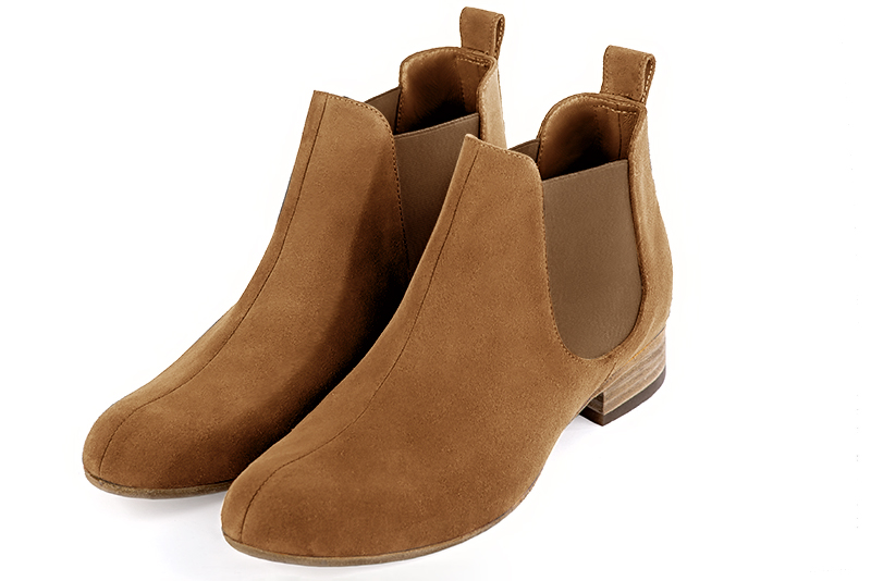 Bottines femme beige camel hot sale